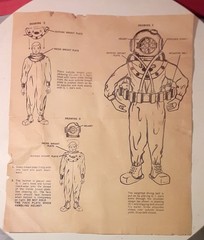 1969 GI JOE VINTAGE GI JOE DEEP SEA DIVING EQUIPMENT INSTRUCTIONS ORIGINAL RARE