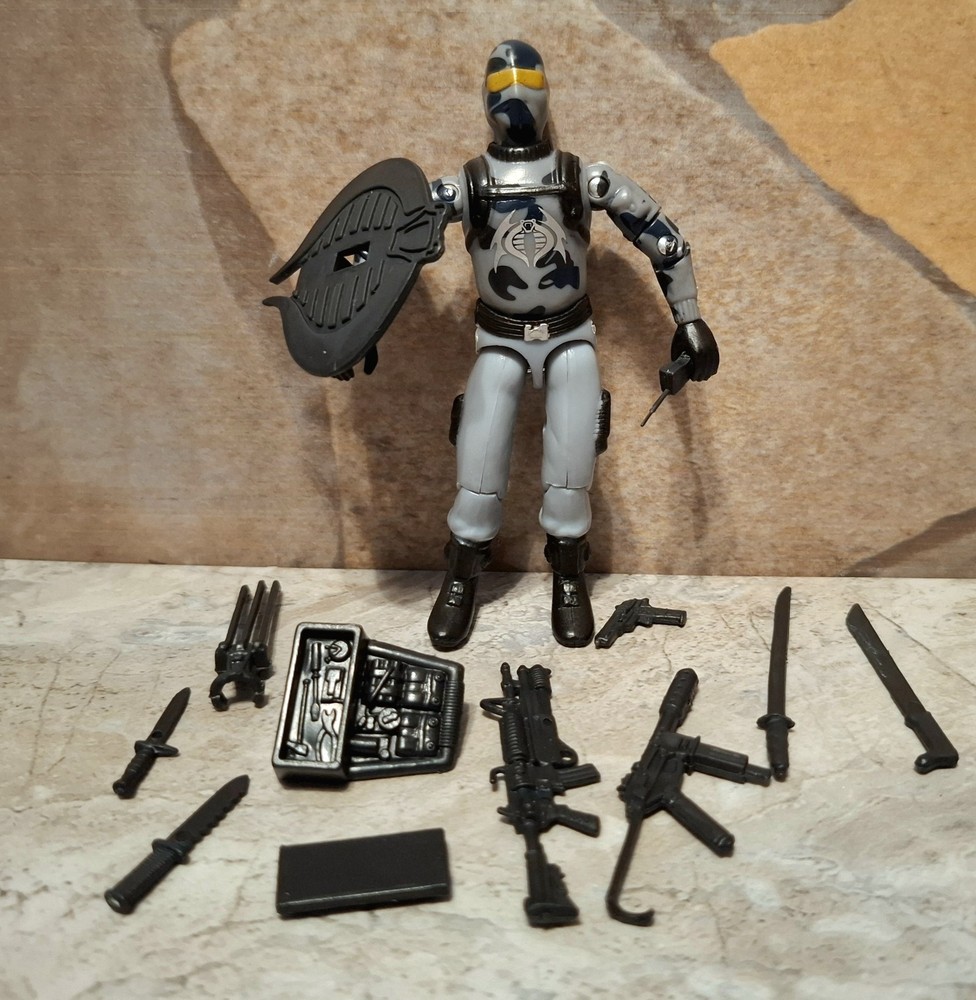 GI Joe Black Major Custom Snake Eyes X Firefly Mashup Cobra 3.75″ O-RING