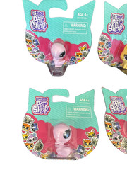 Lot of 6 Littlest Pet Shop Mini Figurines Duck Cat Dog Sheep Rabbit 5 Different