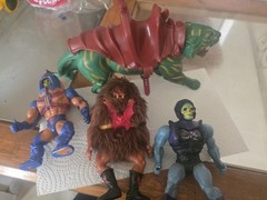 Lot of Masters of the Universe action figures vintage