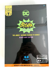 McFarlane Cesar Romero Joker Gold Label Figure Batman 1966 Black Light LE!