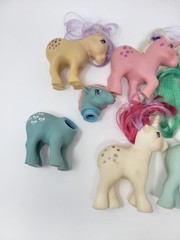 My Little Pony Lot Hasbro G1 8 Figures Bait As Is Ooak