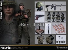 Presale DAMTOYS DMS045 1/6 Platoon Staff Sergeant Barnes Action Figure Model Toy