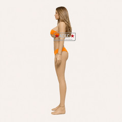 Uncensored PHICEN 1/6 Dark Blonde Suntan Female L Bust Seamless Curvy Figure