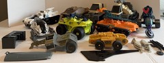 Lot of 10 Vintage 80s/90s GI Joe Vehicles & Parts Incomplete As Is