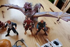 Huge Lot Hasbro Kenner Dragonheart 1996 Vintage Action Figures Draco Bowen Parts