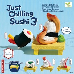 Lazy Sushi Blind Box Gacha Mini Food Japan Capsule Funny Toy 1 Random Figure