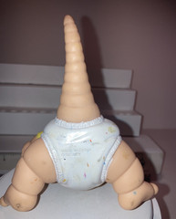 Disney 90s TV Show The Dinosaurs Baby Sinclair Figure 3″