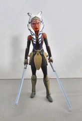 Star Wars Ahsoka Tano Figure Clone Wars Dual LIghtsabers