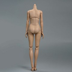 US 1/6 Suntan Flexible Mid Bust PVC Female Body For 12″ Action Figure Model Doll