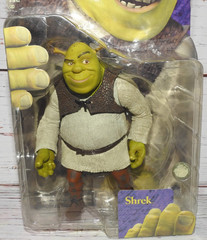 Shrek Movie Action Figure With Onion Dreamworks McFarlane Toys 2001 DAMAGED!!