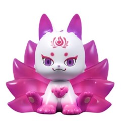 Qualia Gashapon Rainbow Nine Tail Fox Figure Surprise Blind Box Capsule Toy