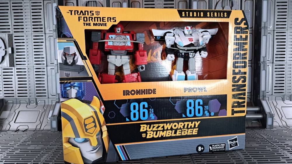 Transformers Buzzworthy Bumblebee Ironhide and Prowl Two-Pack MISB
