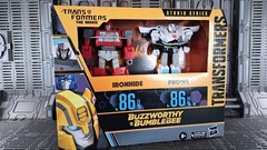 Transformers Buzzworthy Bumblebee Ironhide and Prowl Two-Pack MISB