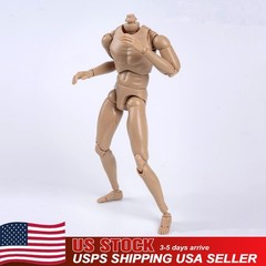 US ZYTOYS ZY-B001 1/6 Male Narrow Shoulder Action Figure 12in Soldier Body Model