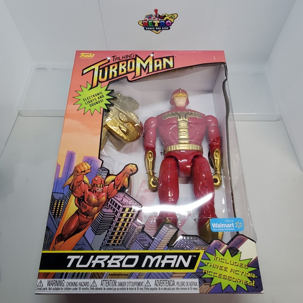 *Sealed* Funko Talking Turbo Man 13.5″ Action Figure – Walmart Exclusive
