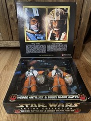 Star Wars Action Collection Wedge Antilles & Biggs Darklighter 12″ Figures NEW