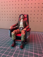 1:12 Scale Scifi Command Chair for 6 Inch Action Figures and Dioramas