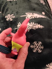 Spongebob Patrick Star Sonic Push Button Pop Out Tongue Figure