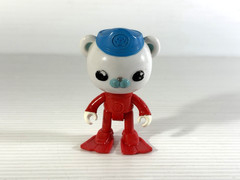 Lot of Octonauts Toys Gup-D Vehicle Crab Claw Drill, Gup-R, Gup-B with 2 Figures