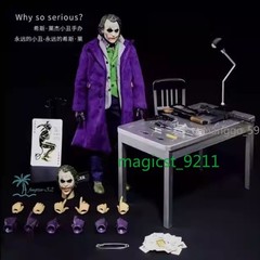 The Dark Knight Heath Ledger Joker 1/6 Cloth Movable Figure Collection US STOCK!