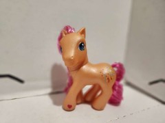 My Little Pony G3 Sparkleworks II Generation 3 Orange Pink Tinsel Fireworks
