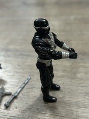 G.I. Joe ARAH 1989 Snake Eyes Vintage 3.75” Action Figure w/ Some Accessories