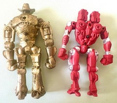 REAL STEEL set of 8 Action Figures robots ATOM lot Zeus steal giant Iron Adam