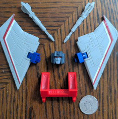 4th Party MD-005 Transformers SS86 Optimus Prime STARSCREAM PARTS head wings etc