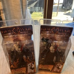 NECA Player Select God Of War 2 Bundle Kratos w/Blades Of Athena & Golden Fleece