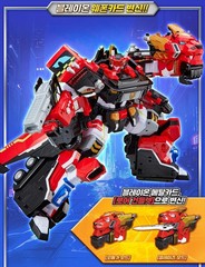 NEW Metal Cardbot W BLAION Red Fire Engine Truck Transforming Robot Car Toy 2025