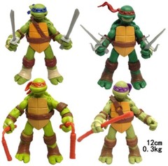 Teenage Mutant Ninja Turtles Classic Collection Tmnt Set of 4 Action Figures Toy