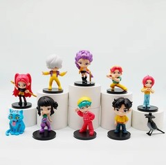 10 pieces Kpop Demon Hunter PVC Figurine Set. Rumi Mira Zoey. New Free Ship!