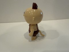 Nekotaro by T9G – 4 In – Tan Cat With Brown Overalls – With Header