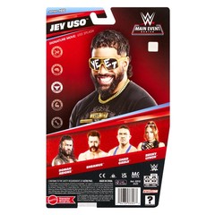 Jey Uso – WWE Main Event 166 Mattel Toy Wrestling Action Figure