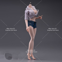 YM501 1/6 Female Body Flexible Super Big Breast Slender Waist+Details Figure Toy