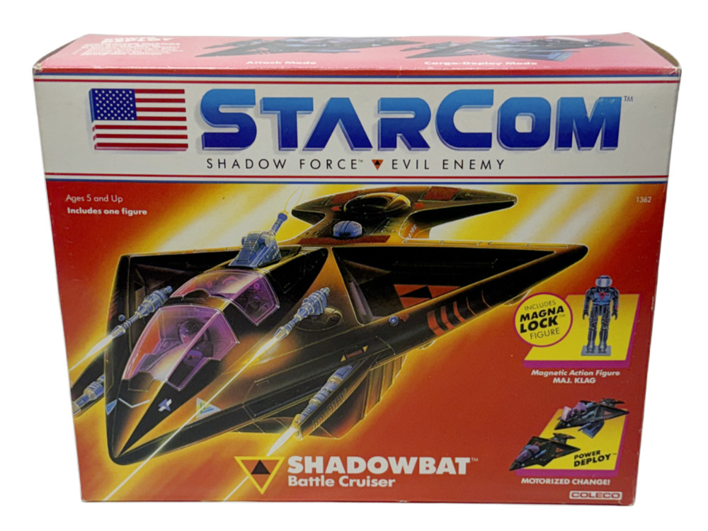 Starcom — Shadowbat Battle Cruiser — Vintage 1986 — Coleco