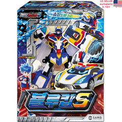 Metal Cardbot S BLUE COP S Police Car Transforming Robot Figure Car Toy 2024