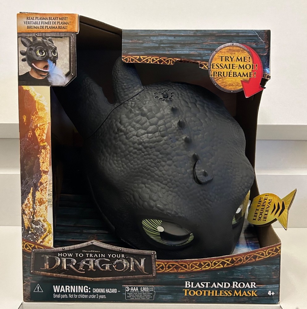 DreamWorks How To Train Your Dragon Blast and Roar Toothless Mask – Spin Master
