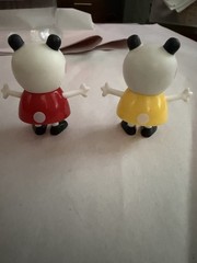 Peppa Pig Peggy Pandora Panda Twins Figures Toys Set 2