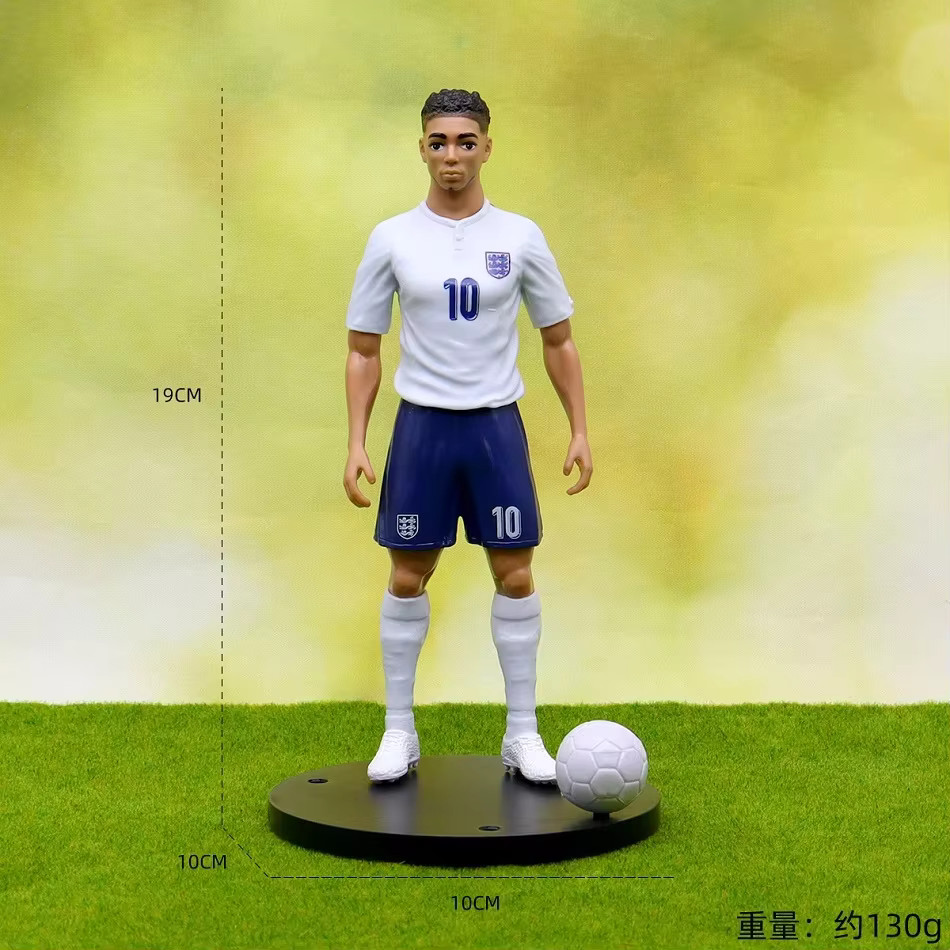 18cm Soccer Player PVC Figure Football Star Collectible Jude Bellingham