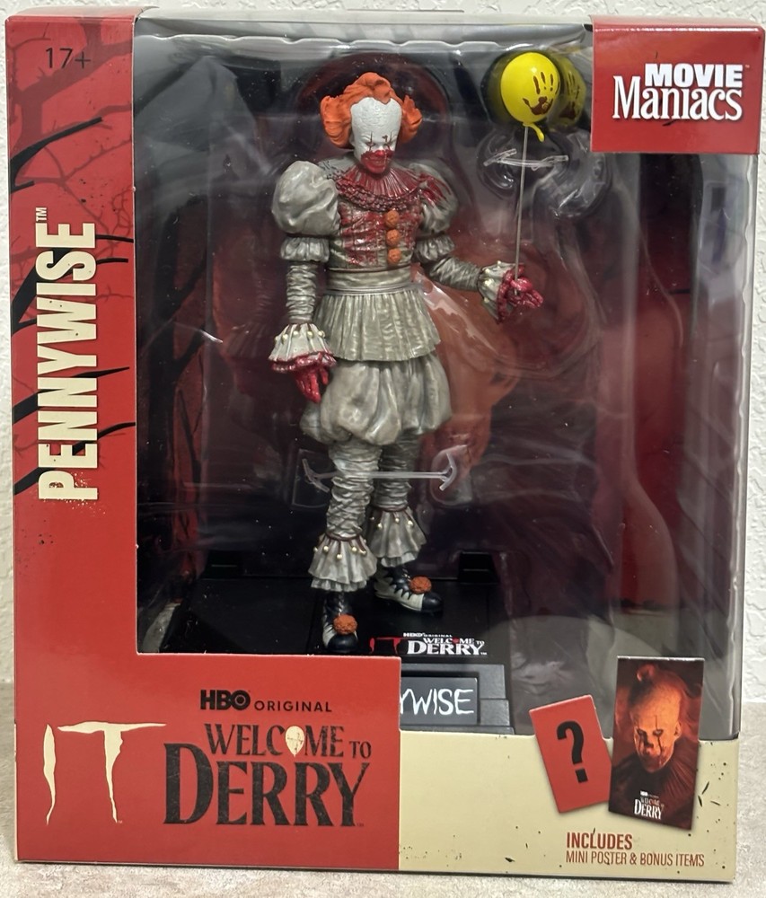 Pennywise Bloody – IT: Welcome to Derry – 6″ Posed Figure – McFarlane Toys