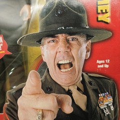 Gunnery Sgt. R Lee Ermey Vintage 12” Motivational Figure Sideshow Toys READ