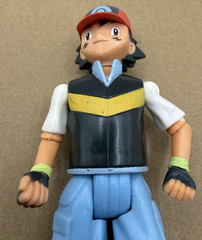 Vtg 2007 Jakks Pacific Nintendo Pokémon 5” Ash Ketchum Action Figure