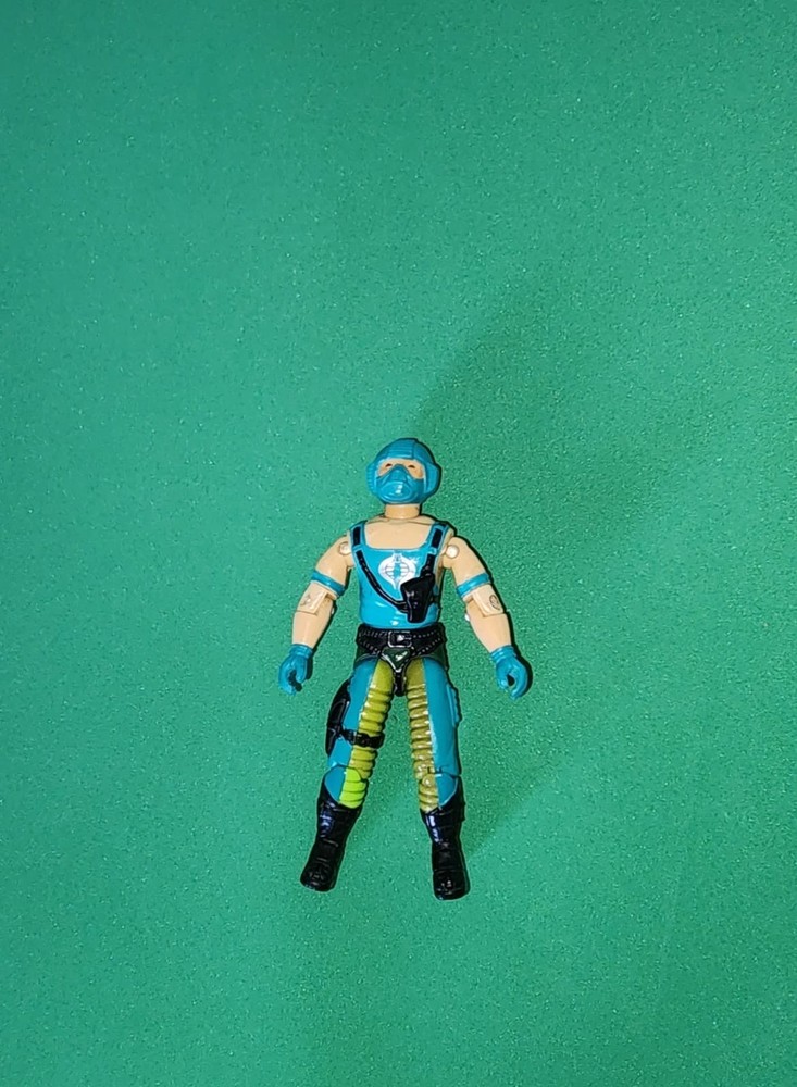 GI Joe Cobra Copperhead 1984 Variant Hasbro Vintage Blue Gloves figure No lot