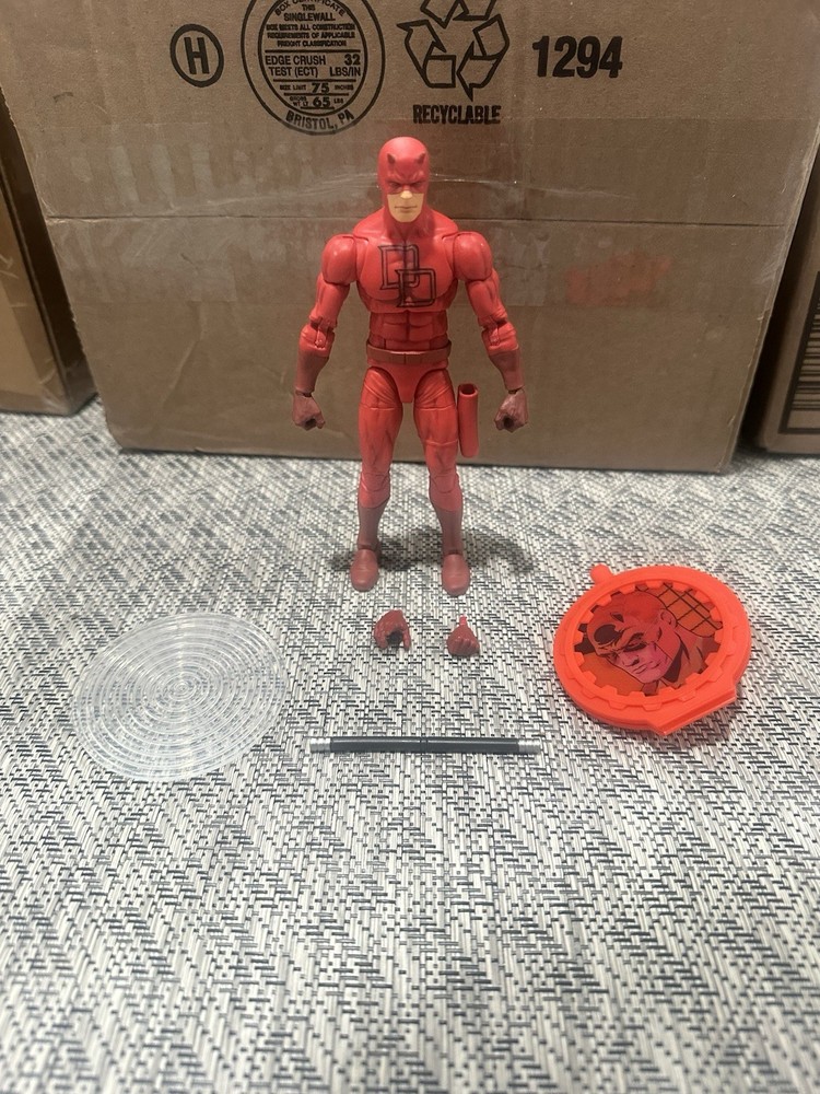 Marvel Legends Secret Wars Daredevil Custom Face Off Toybiz Inspired Version