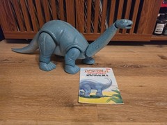 Vintage Definitely Dinosaurs Apatosaurus Action Figure Playskool 1987