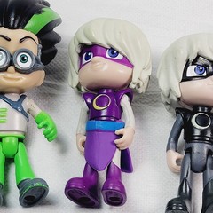 P J Masks Luna Girl And Romeo the Mad Scientist Lot Of 4