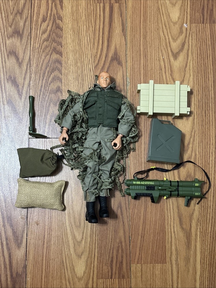 US army wearing ghillie suit GI Joe 12″ Vintage 1996 Hasbro