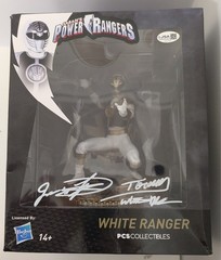 Power Rangers White Ranger Jason David Frank Autographed JSA Cert Figure Pcs